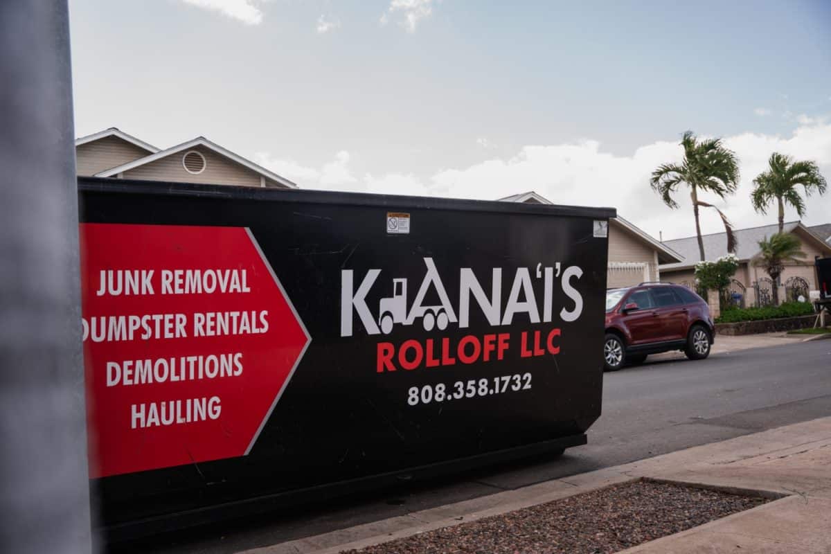 Oahu Junk Removal & Dumpster Rentals | Kana'i's Junk Removal