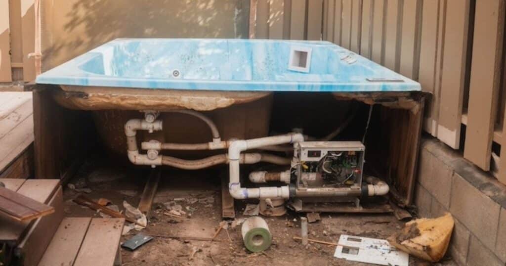 hot tub removal and hot tub removal cost